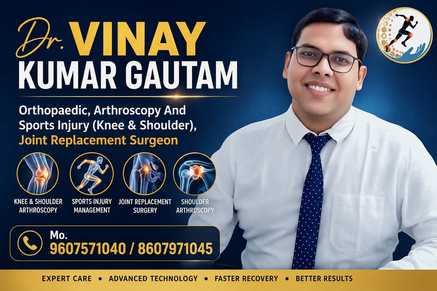 Knee replacements, shoulder surgery and fractures, in their